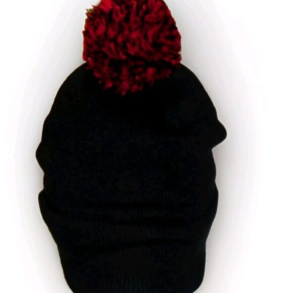 Chicago Blackhawks Zephyr Mens Cuffed Cuff Pom Beanie Winter Hat Cap New Nhl - Picture 2 of 2